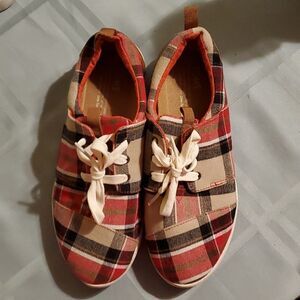 TOMS  PLAID  SHOES  7W